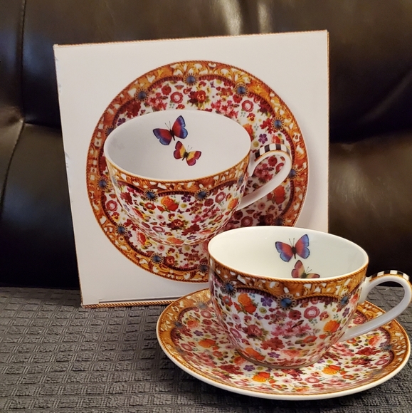 Lenox Other - lenox melli mello isabelle floral cup and saucer